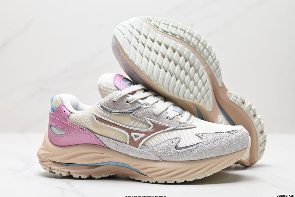 Mizuno Wave Rider β Retro Sneaker | White Pink Lavender | D1GA242701