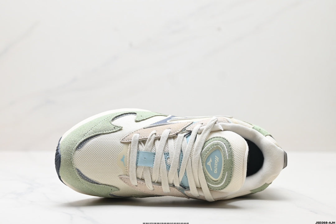 Mizuno Wave Rider β Retro Sneaker | White Mint | D1GA242401