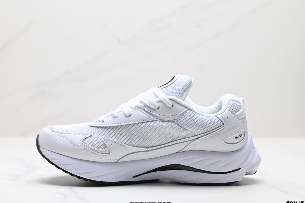 Mizuno Speed Sportstyle Retro Runner | White Black | D1GA330801