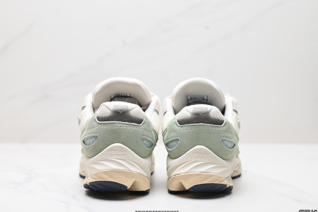 Mizuno Wave Rider β Retro Sneaker | White Mint | D1GA242401