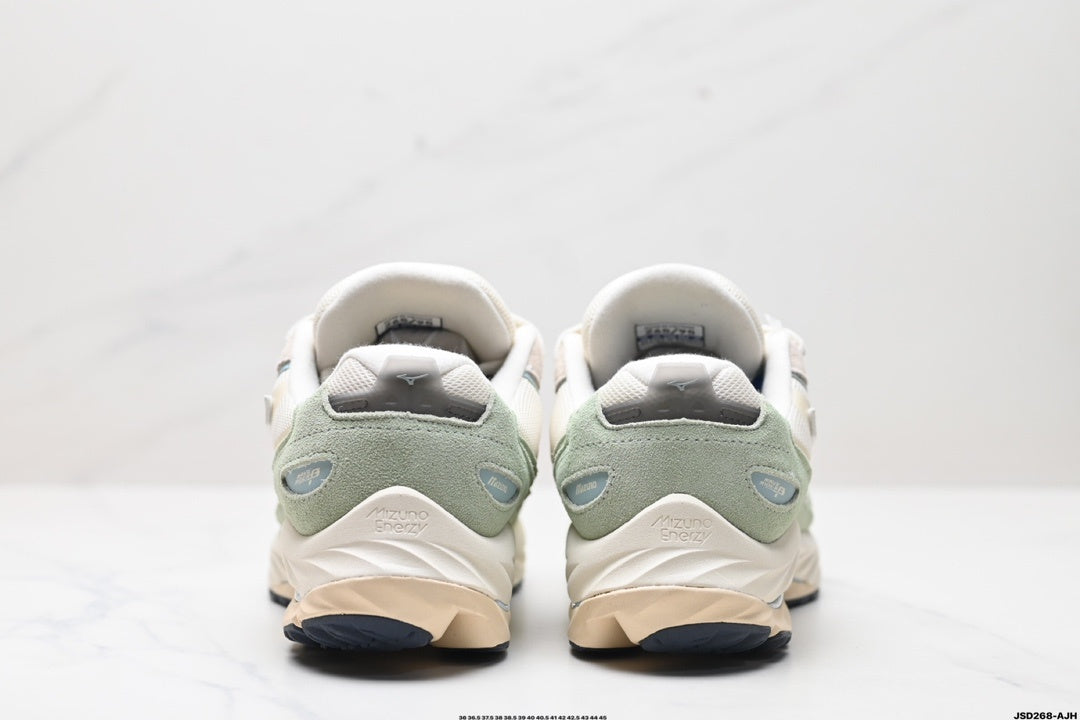 Mizuno Wave Rider β Retro Sneaker | White Mint | D1GA242401