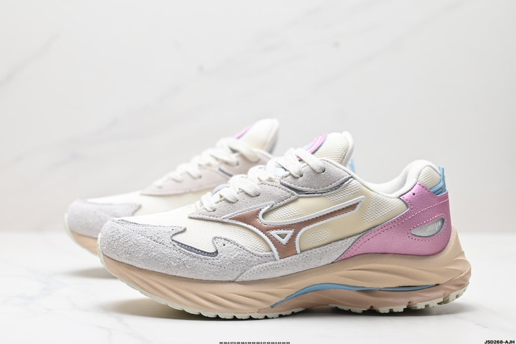 Mizuno Wave Rider β Retro Sneaker | White Pink Lavender | D1GA242701