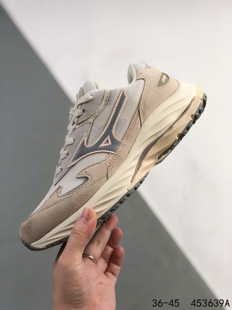 Mizuno Speed Sportstyle Retro Runner |  Wave Rider β Grey | D1GA330909