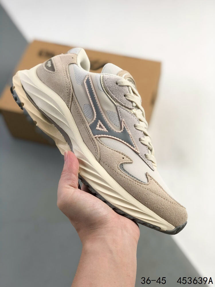 Mizuno Speed Sportstyle Retro Runner |  Wave Rider β Grey | D1GA330909