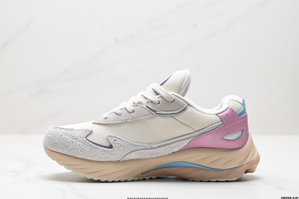 Mizuno Wave Rider β Retro Sneaker | White Pink Lavender | D1GA242701