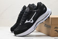 Mizuno Wave Rider β Retro Sneaker | Black White | D1GA330801