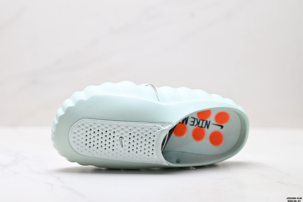 Nike Mind Body 001 Recovery Slide | Mint Green Orange | HQ4309-300