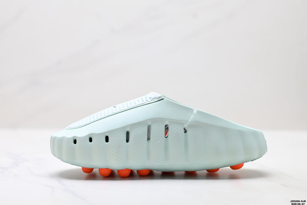Nike Mind Body 001 Recovery Slide | Mint Green Orange | HQ4309-300