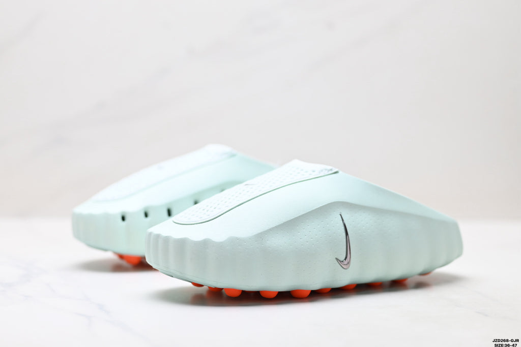 Nike Mind Body 001 Recovery Slide | Mint Green Orange | HQ4309-300