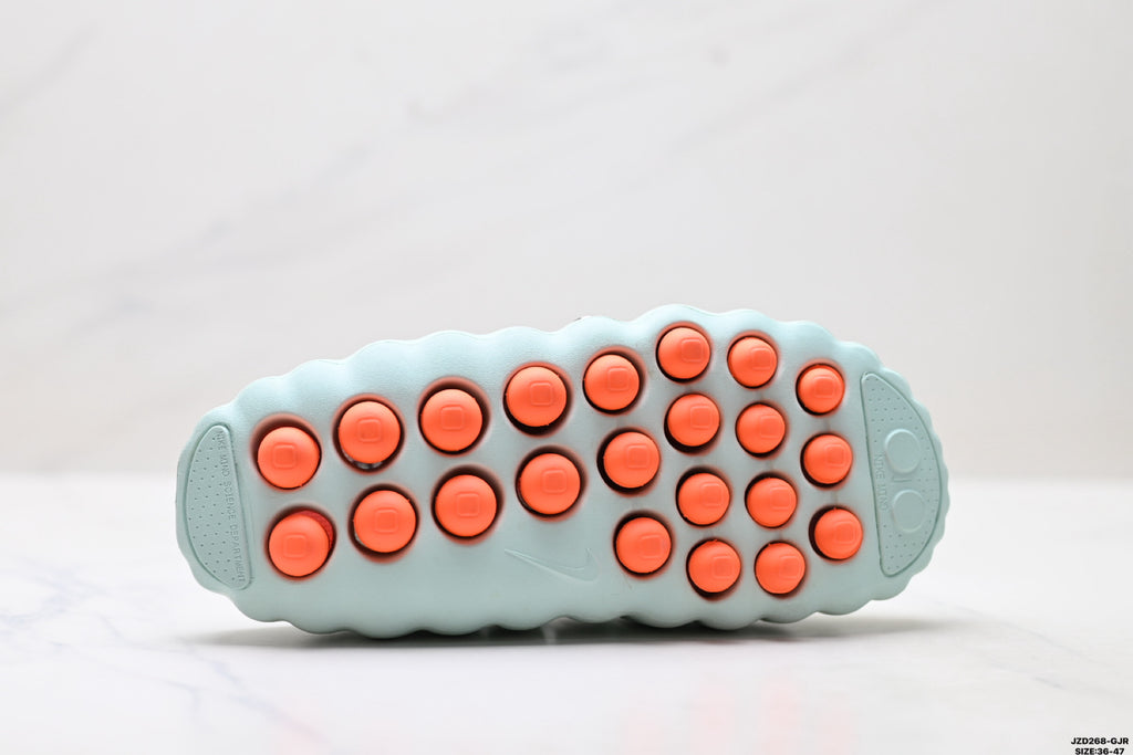 Nike Mind Body 001 Recovery Slide | Mint Green Orange | HQ4309-300