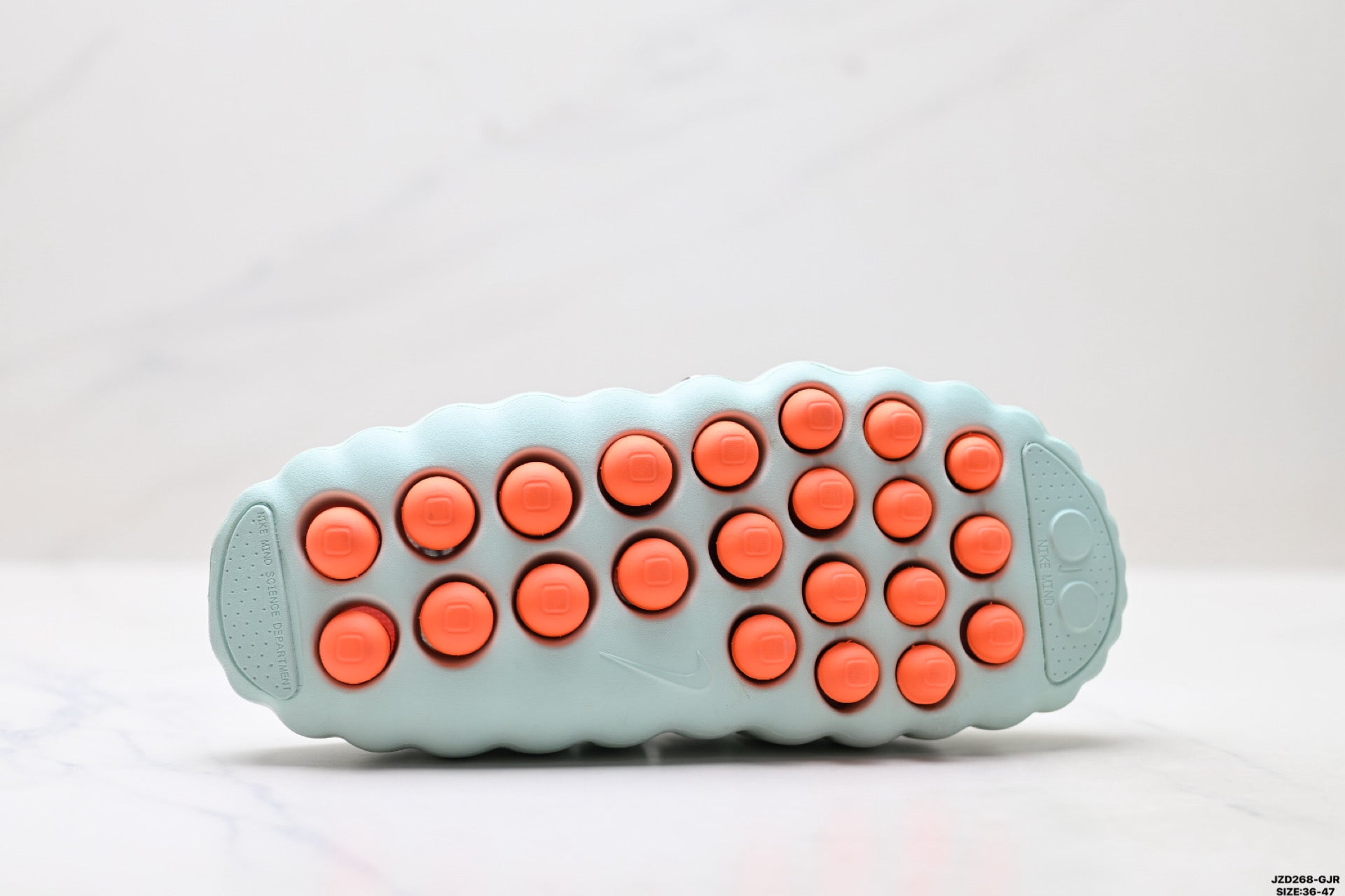 Nike Mind Body 001 Recovery Slide | Mint Green Orange | HQ4309-300