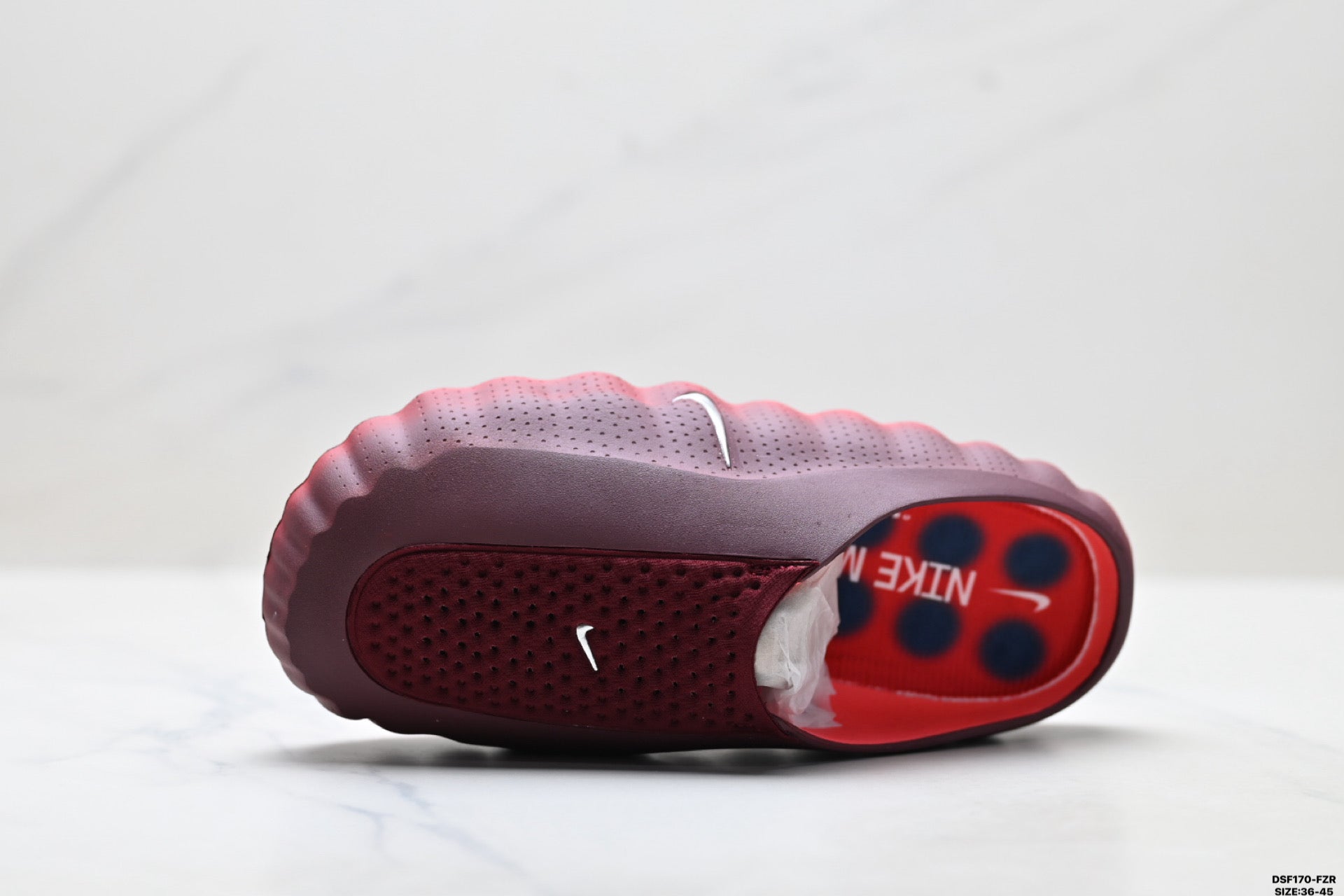 Nike Mind Body 001 Recovery Slide | Burgundy Navy | HQ4307-601