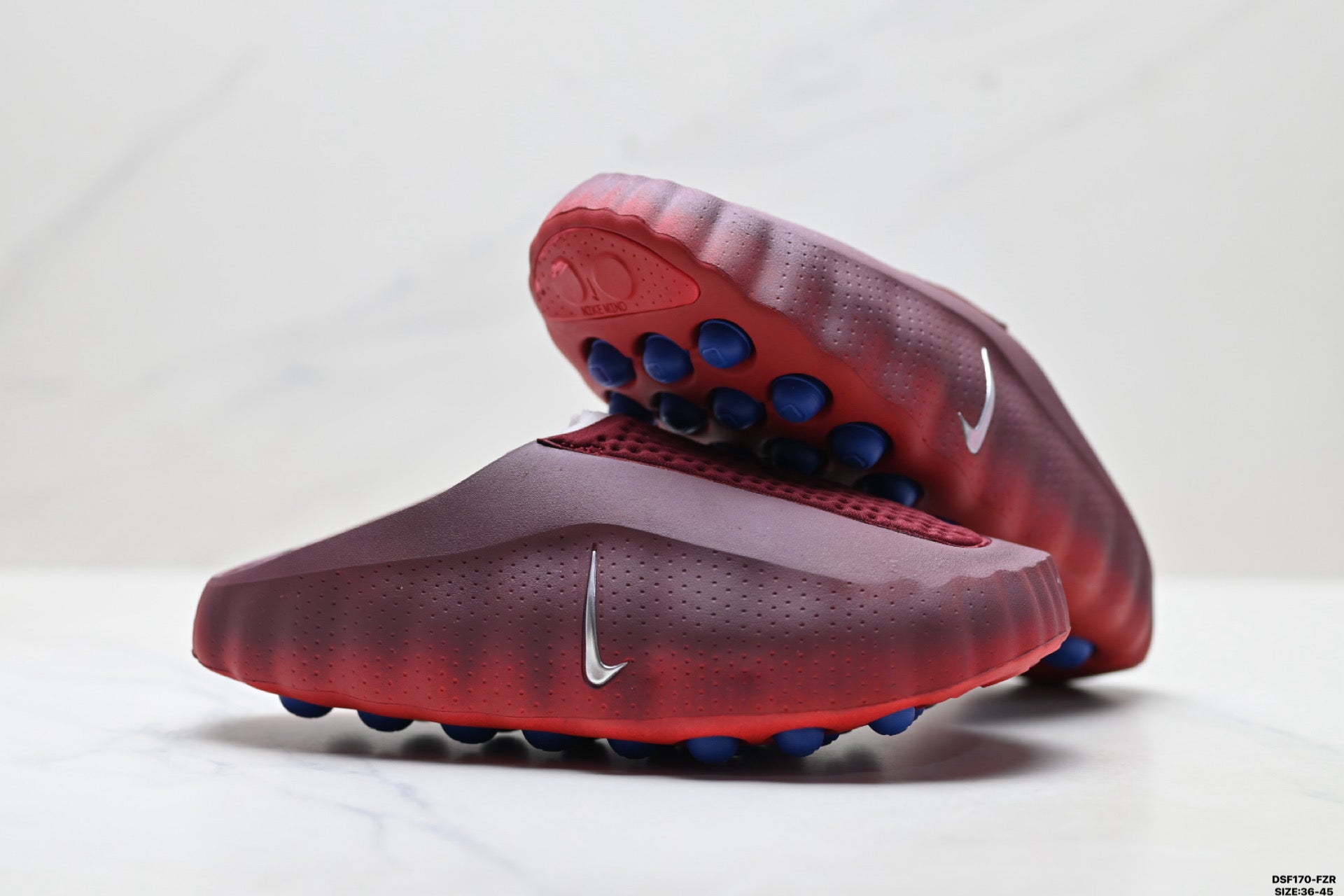 Nike Mind Body 001 Recovery Slide | Burgundy Navy | HQ4307-601