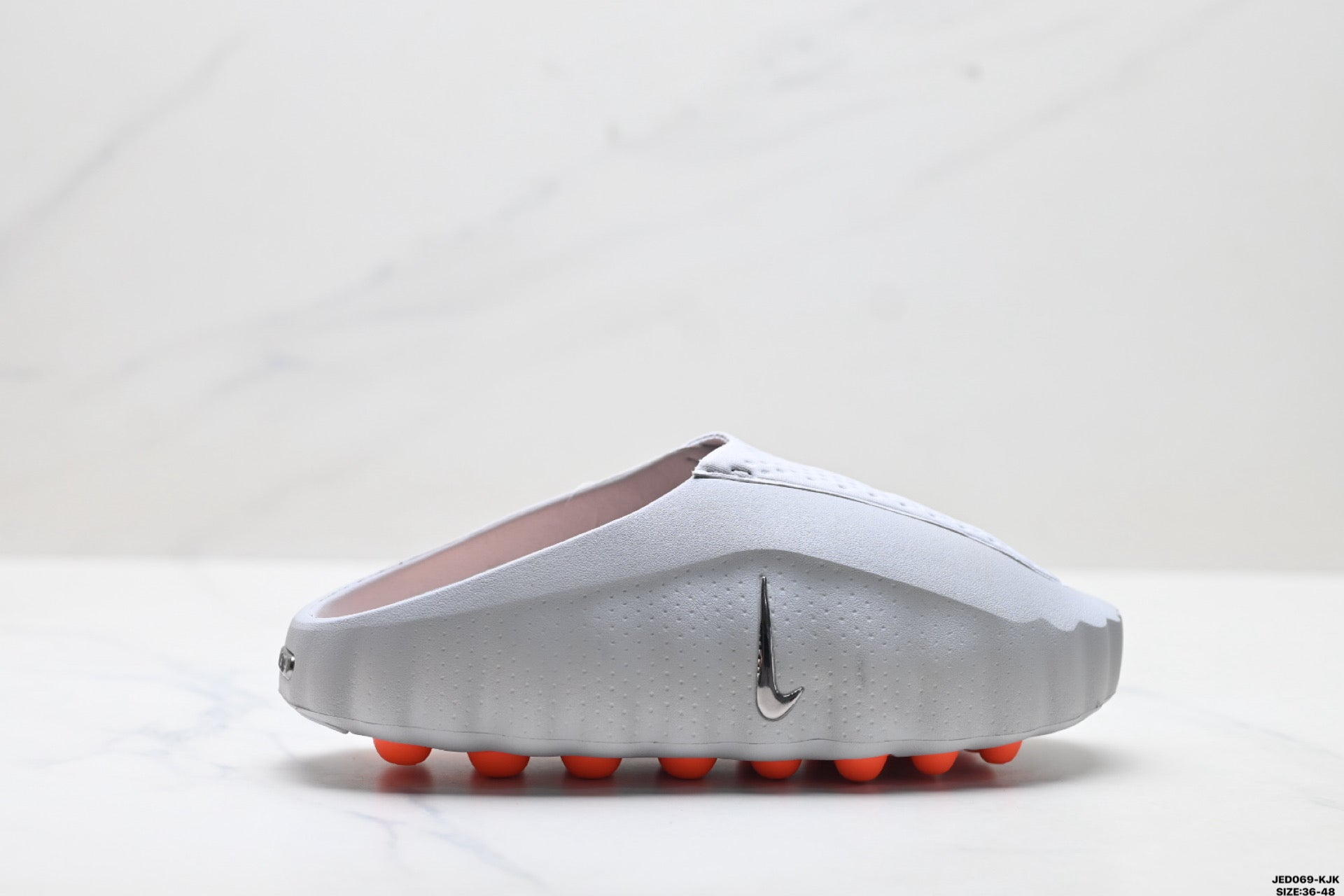 Nike Mind Body 001 Recovery Slide | Wolf Grey Orange | HQ4307-003