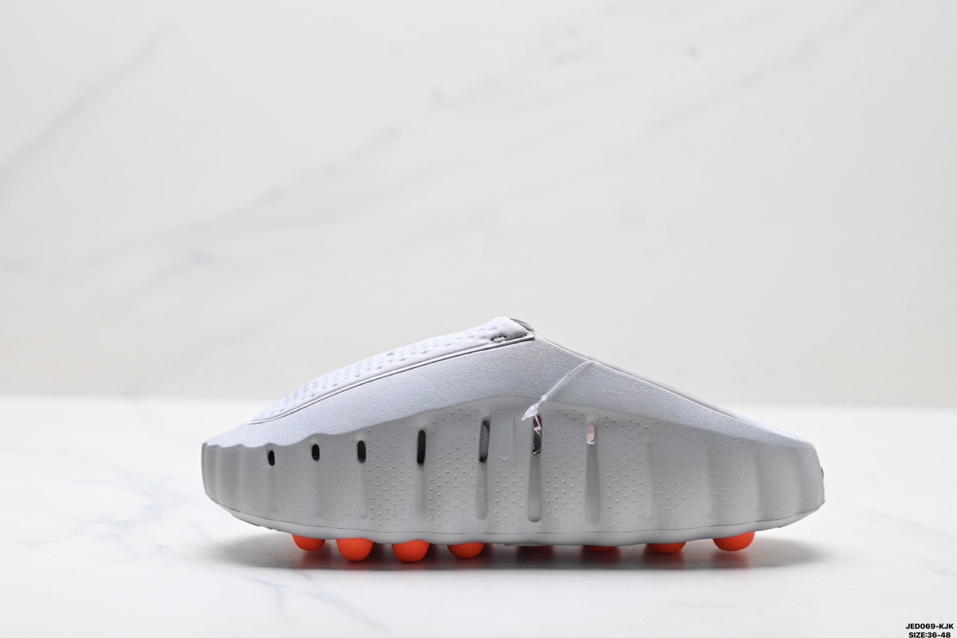 Nike Mind Body 001 Recovery Slide | Wolf Grey Orange | HQ4307-003