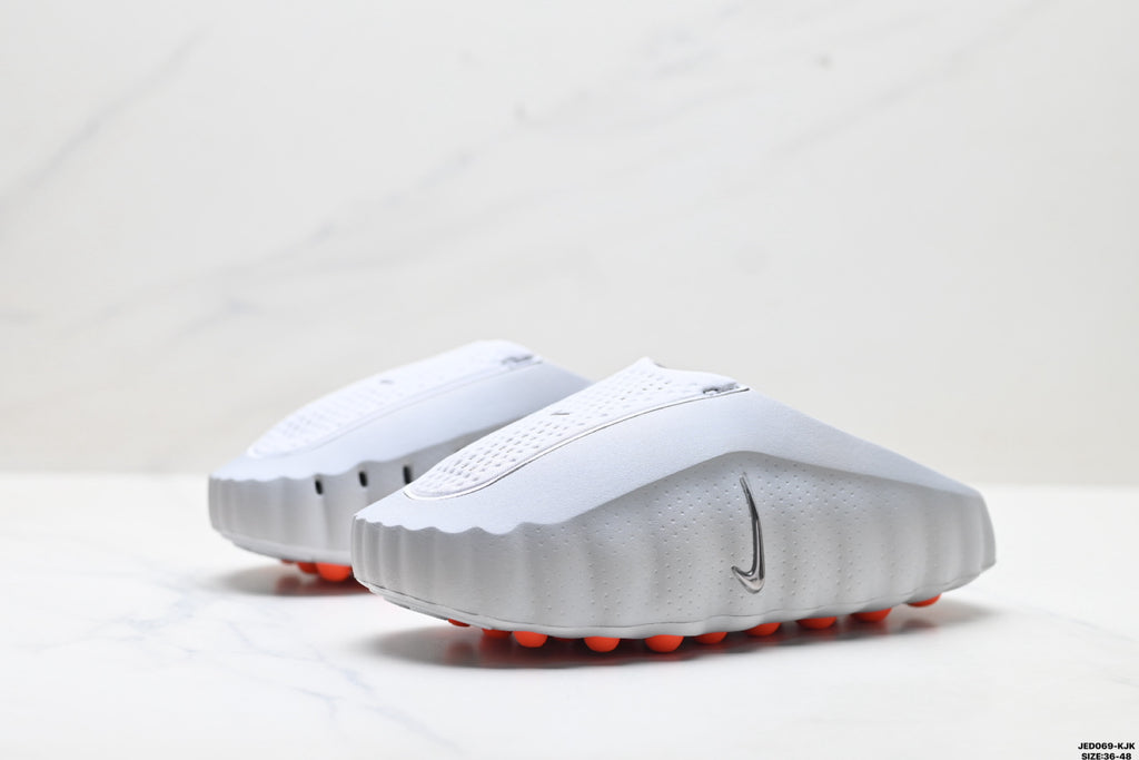 Nike Mind Body 001 Recovery Slide | Wolf Grey Orange | HQ4307-003