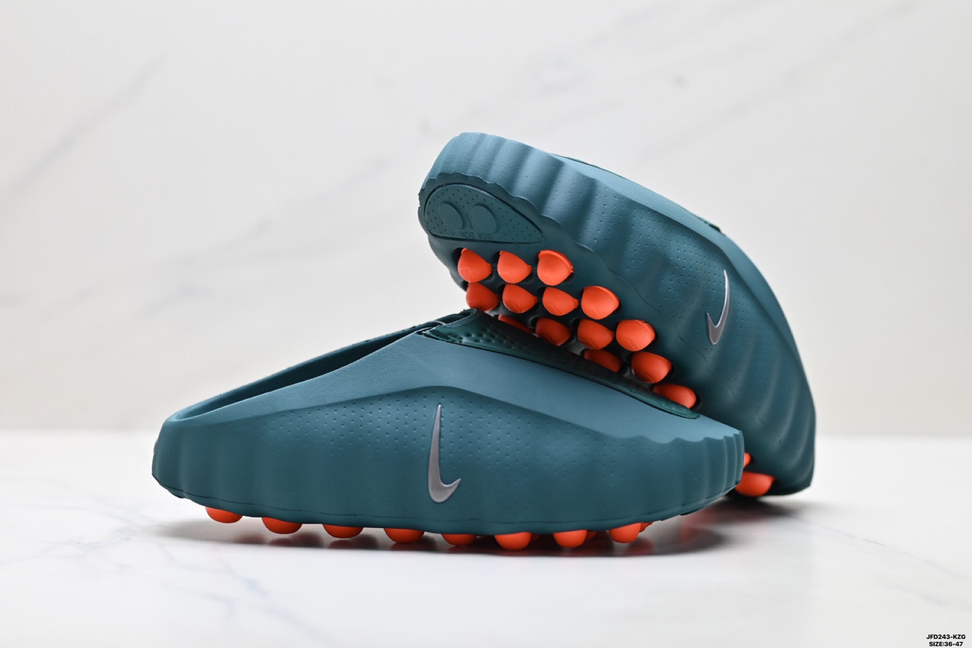 Nike Mind Body 001 Recovery Slide | Teal Orange | HQ4309-610