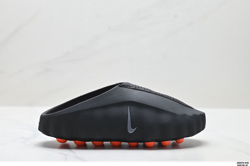 Nike Mind Body 001 Recovery Slide | Black Orange | IQ8502-001