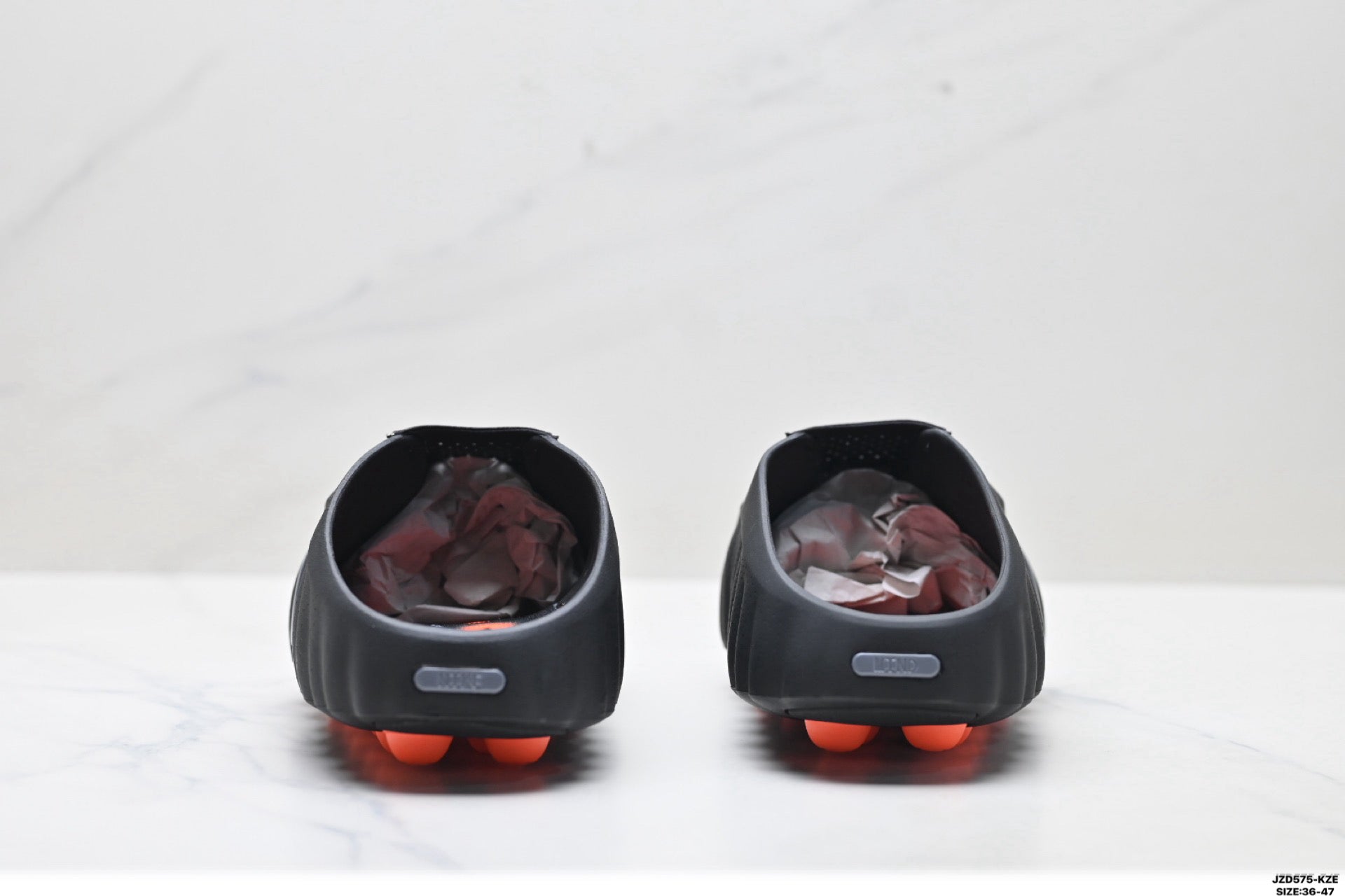 Nike Mind Body 001 Recovery Slide | Black Orange | IQ8502-001