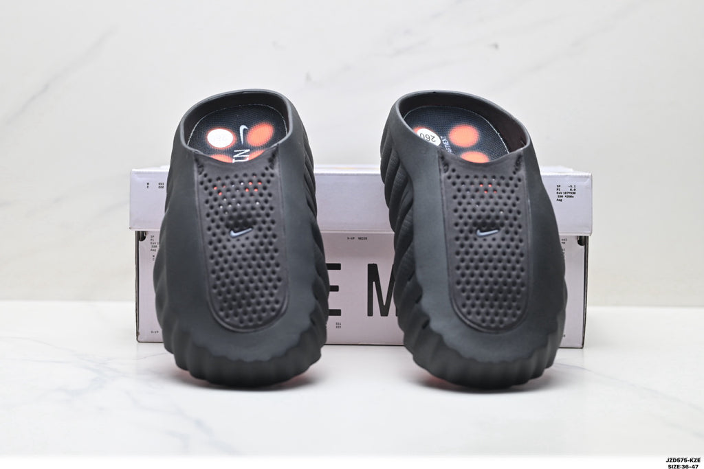 Nike Mind Body 001 Recovery Slide | Black Orange | IQ8502-001