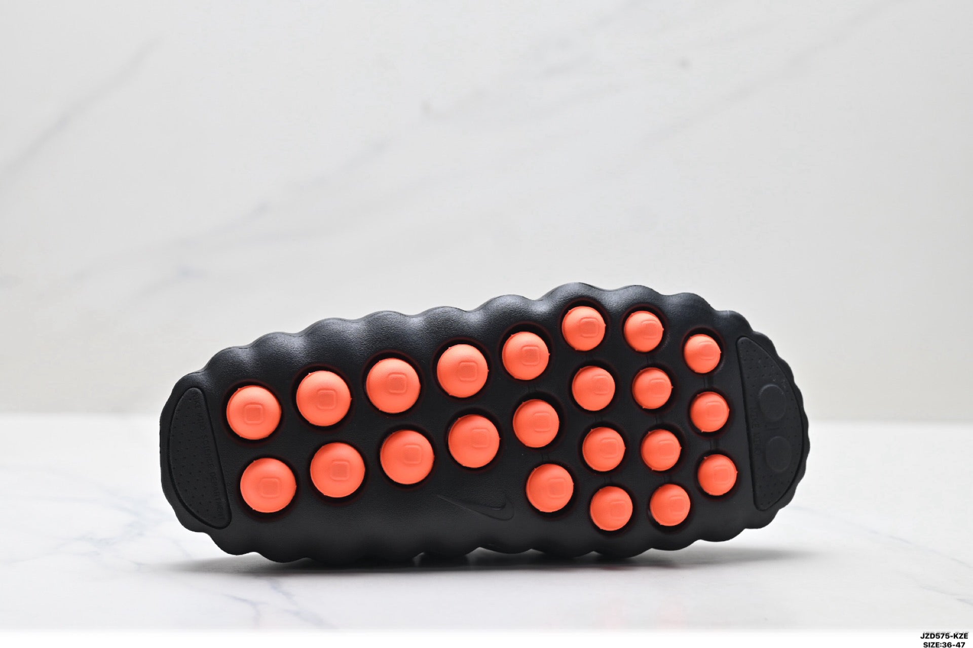 Nike Mind Body 001 Recovery Slide | Black Orange | IQ8502-001