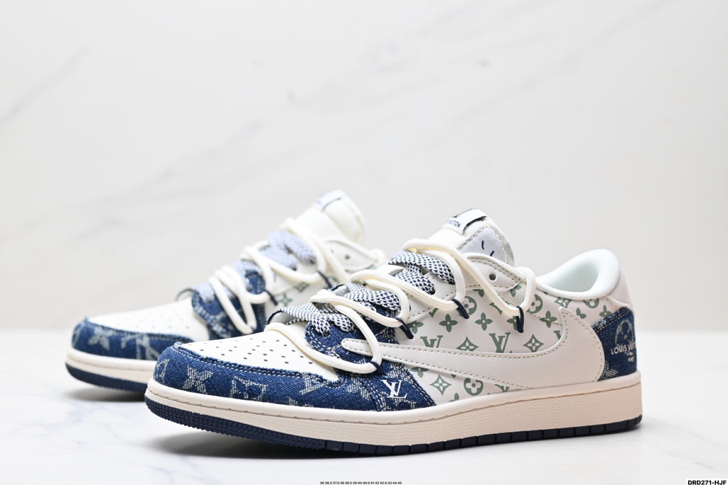 Nike Air Jordan 1 Low x Travis Scott | Denim Monogram | DS2088-001