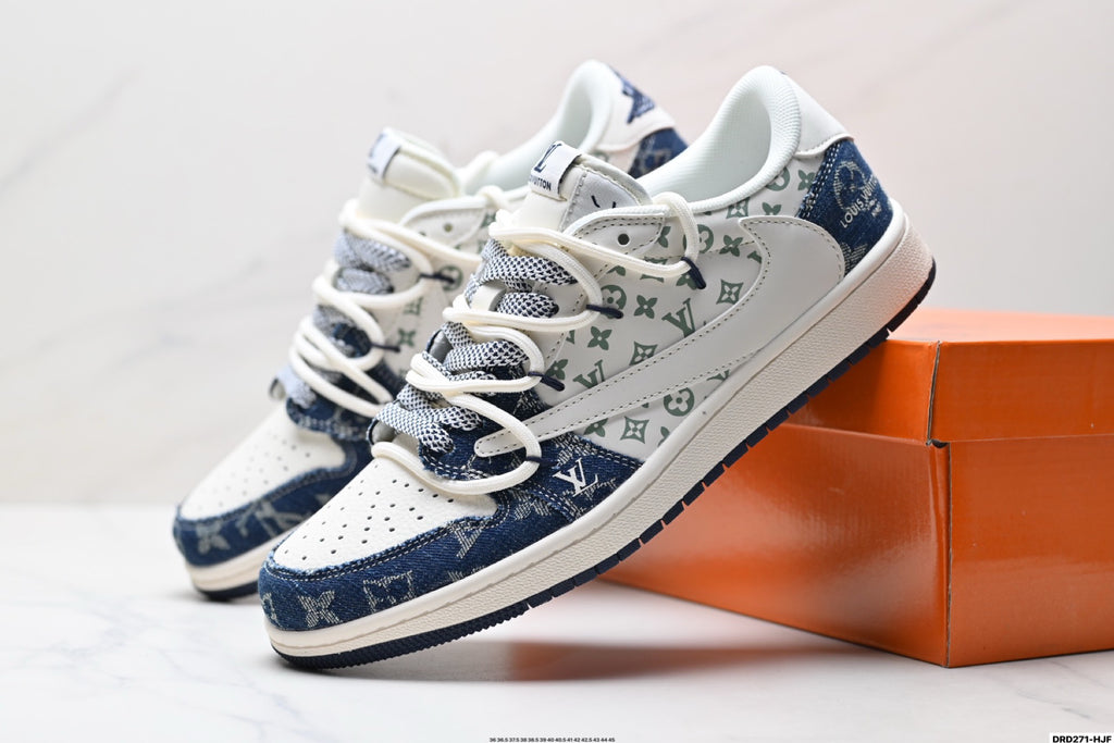 Nike Air Jordan 1 Low x Travis Scott | Denim Monogram | DS2088-001