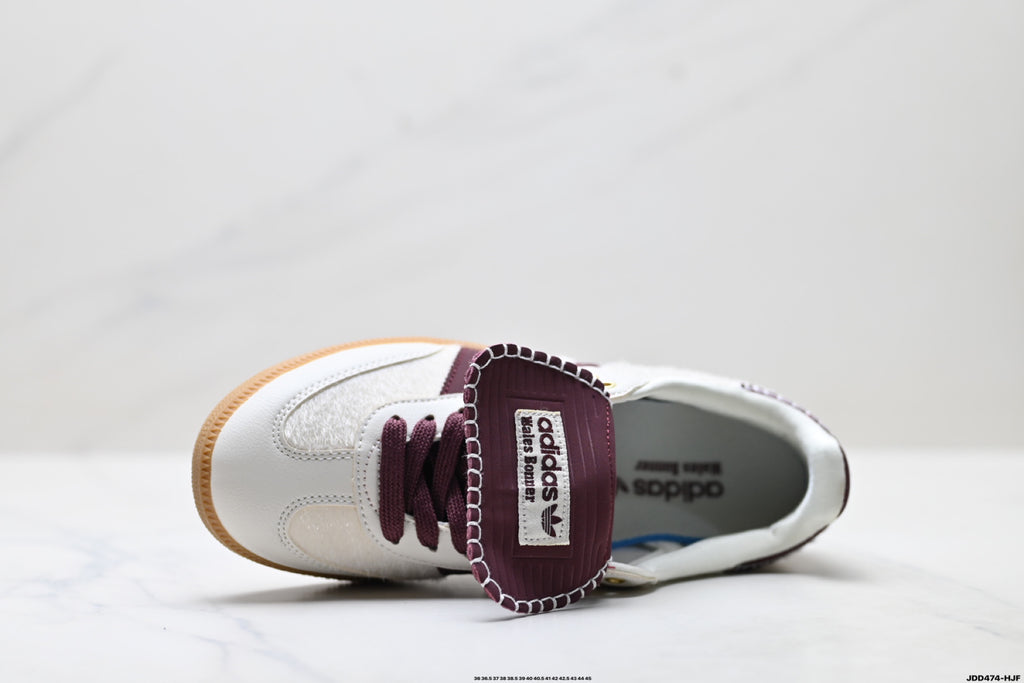 Adidas Originals x Wales Bonner Samba OG | Cream Burgundy Gum | IE0586