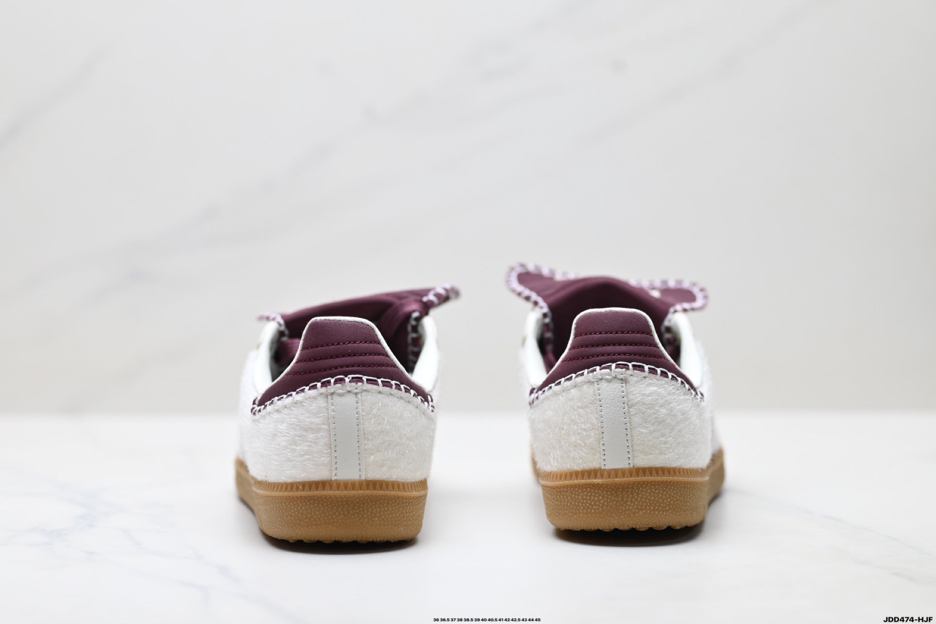 Adidas Originals x Wales Bonner Samba OG | Cream Burgundy Gum | IE0586