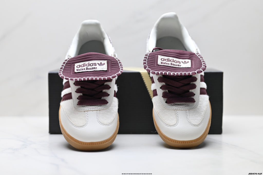 Adidas Originals x Wales Bonner Samba OG | Cream Burgundy Gum | IE0586