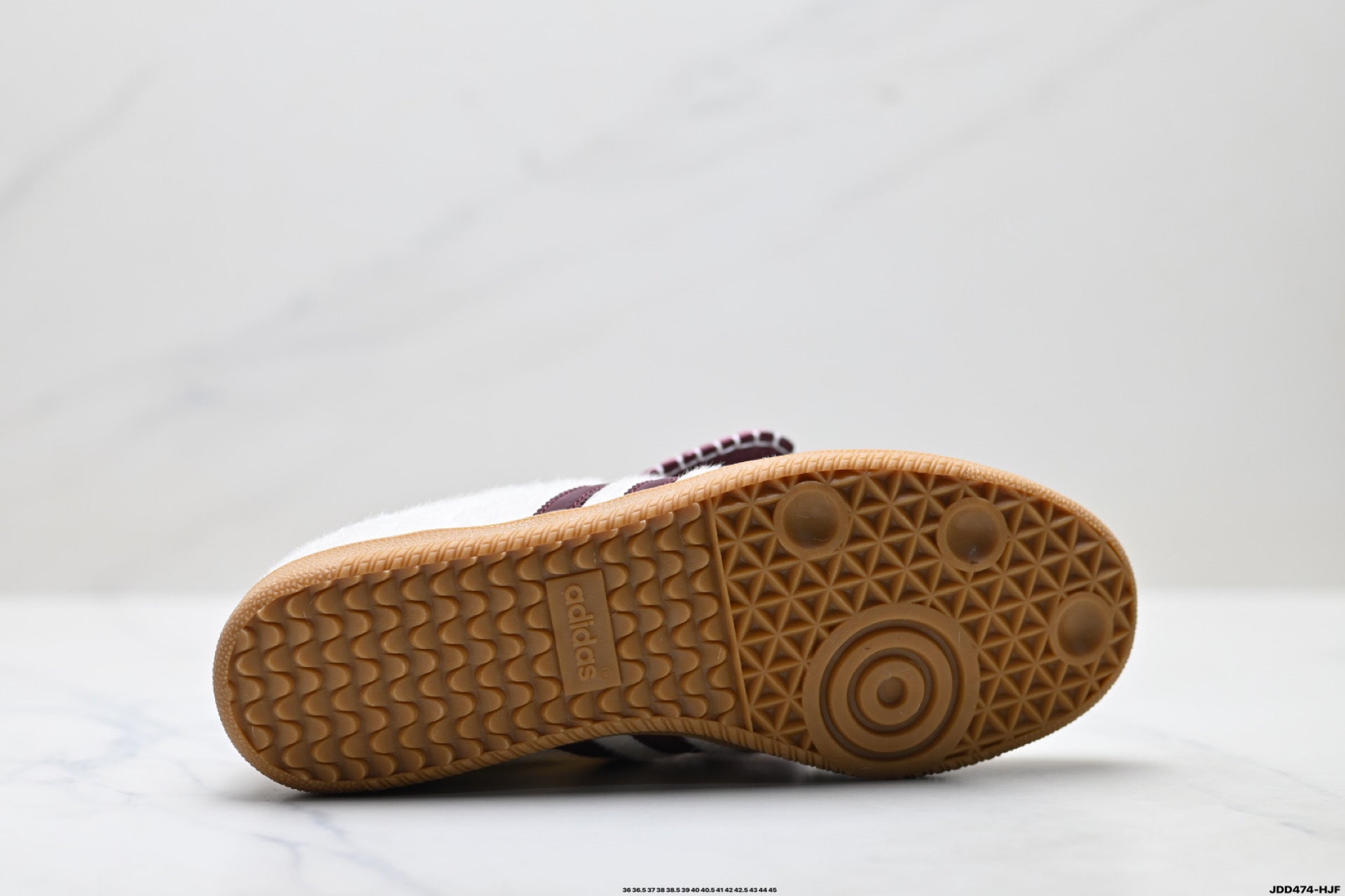 Adidas Originals x Wales Bonner Samba OG | Cream Burgundy Gum | IE0586