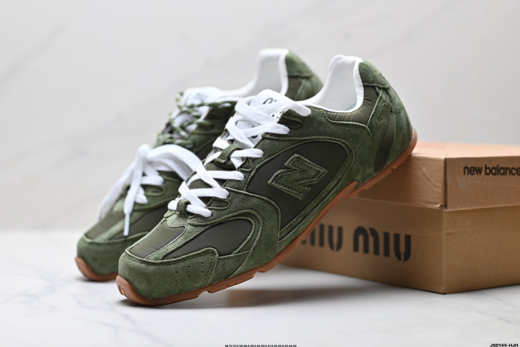 Miu Miu x New Balance 530 SL | Olive Army Green Gum | 5E165E_D7R_F0414_F_BD05