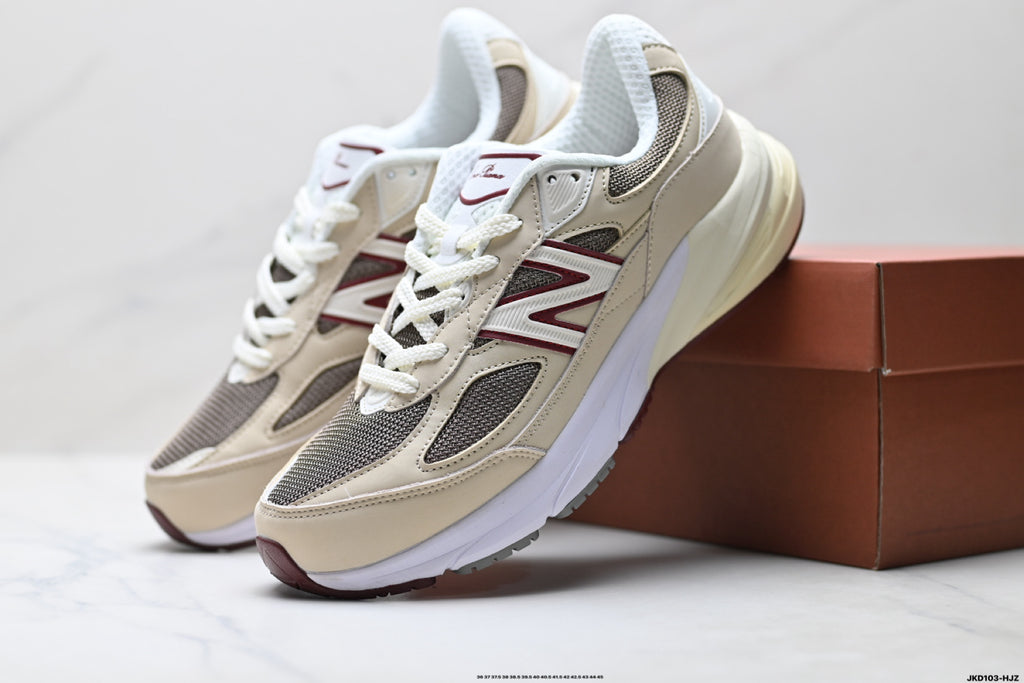 New Balance 990v6 | Cream Burgundy Olive | M990CH6 | Made in USA