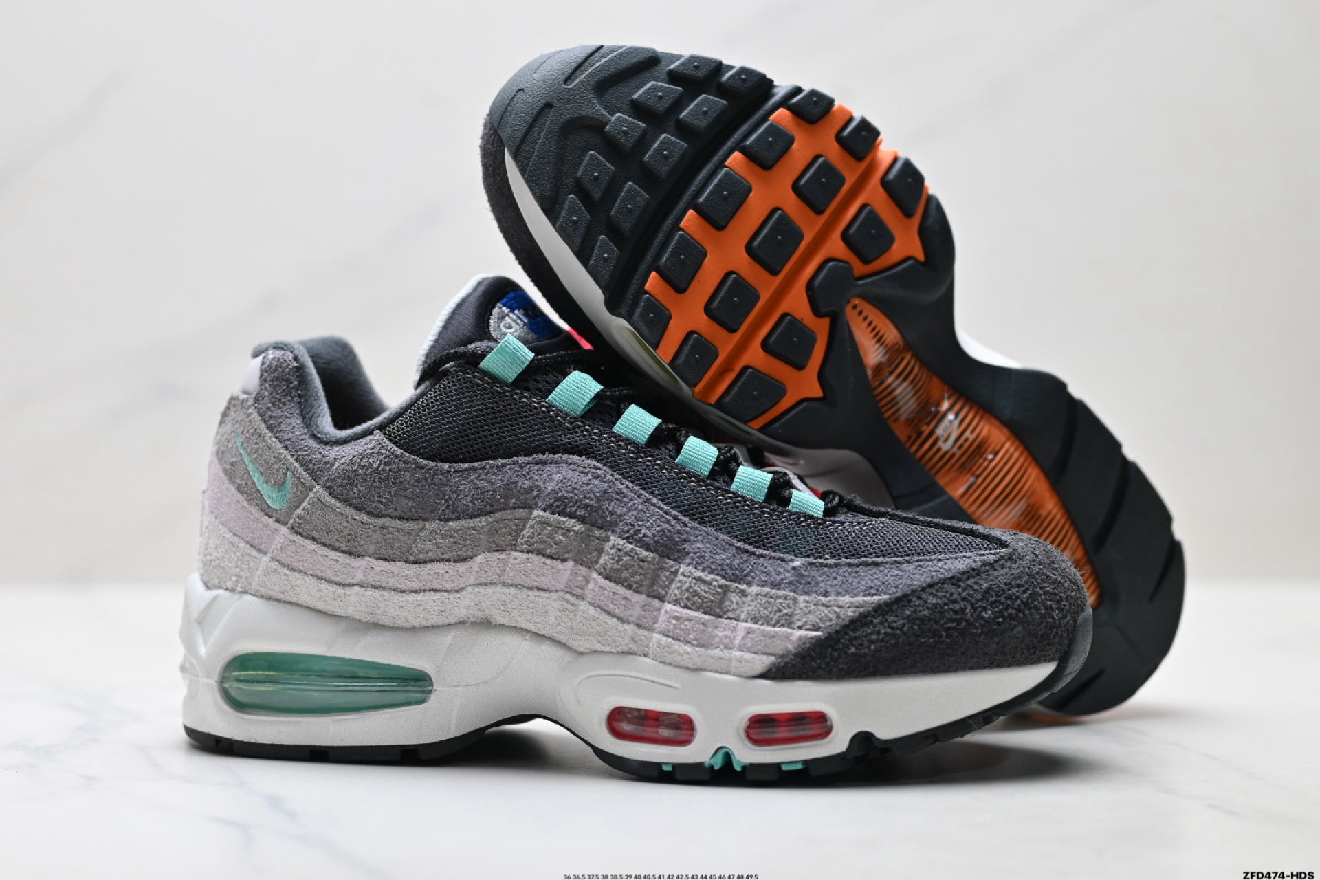Nike Air Max 95 OG | Grey Pink Green Blue | IU2636-300